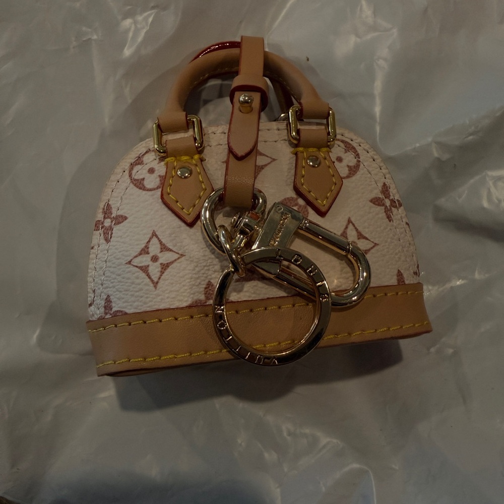Luxury Monogram MiniKeychain Bag Charm